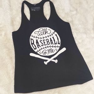 EUC Baseball Tank Size L Summer Top